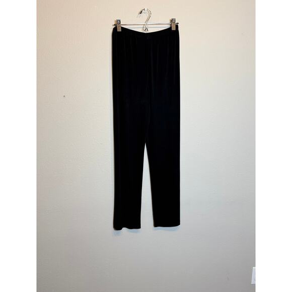 Chico's Travelers pants black pull on no wrinkle stretch elastic waist Sz 2 US L - Picture 3 of 8